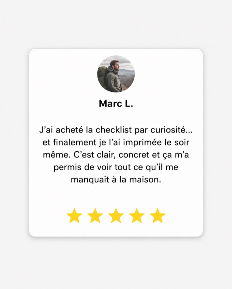 Avis client Cap Survie