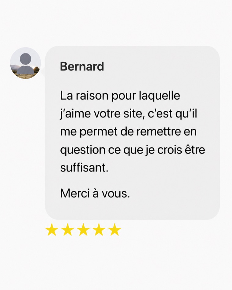 Avis client Cap Survie